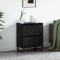 vidaXL Bufet Negru 60 x 35 x 70 cm Lemn compozit 879500