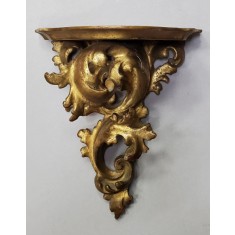Etajera din lemn cu stucatura aurita, Secol 19