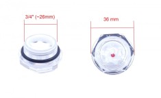 Vizor ulei cap compresor filet plastic 3/4&quot; 26mm CH071