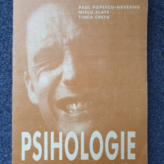 PSIHOLOGIE MANUAL CLASA A X-A - Popescu-Neveanu, Zlate, Cretu