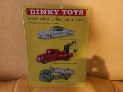Reclama metalica Dinky Toys foto