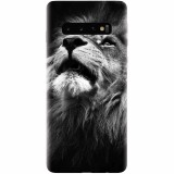 Husa silicon pentru Samsung Galaxy S10, Majestic Lion Portrait