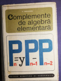 N Mihăileanu complemente de algebra elementara