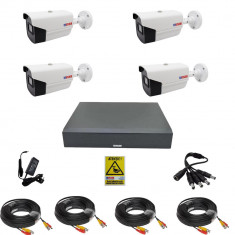 Kit Rovision complet 4 camere supraveghere exterior full hd 40 metri IR 1080P foto