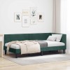 VidaXL Cadru de pat colțar Altele Manual Verde &icirc;nchis 80 x 200 cm 42016208