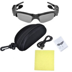 Ochelari de soare cu MP3 player si casti prin Bluetooth incorporat