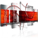 Cumpara ieftin Tablou - Emphasis: red theme 100x50 cm