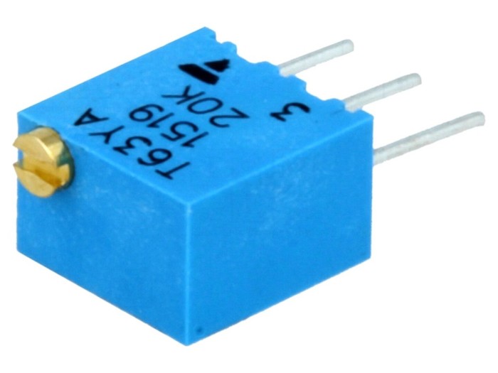 Potentiometru multitură 20k&Omega;, IP67