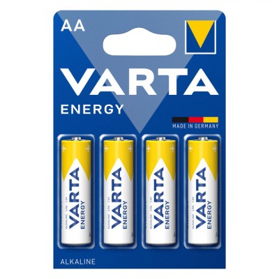 Baterii Alcaline Varta Energy, AA, Set 4 Bucăți, 1.5V foto