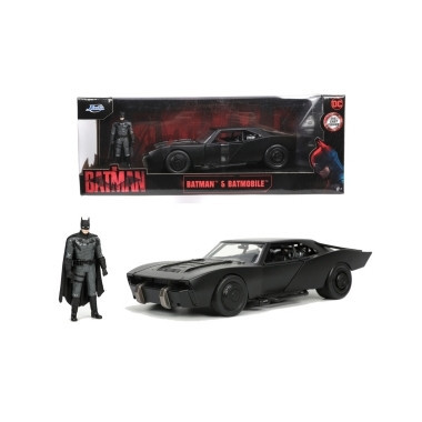 Batmobile (Batman 2022) Masinuta din metal 1:24 si figurina foto