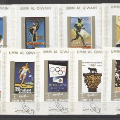 Umm al Qiwain 1973 Sport, 9 mini sheet, used AT.046
