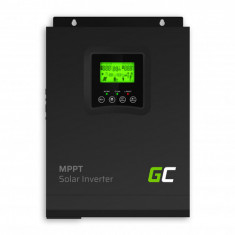 Green Cell Solar Panel Inverter Solar Powered MPPT Solar Panel Charger 12V DC 230V AC 1000W/1000VA Pure Tone Wave