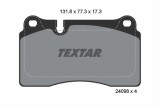 Set placute frana TEXTAR 2409801
