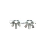 Conector metalic cu suruburi pentru fir de gard electric Breckner
