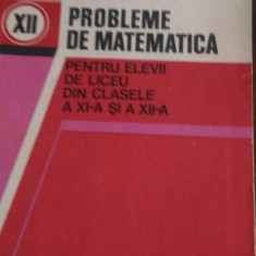 Probleme de matematica pt elevii de liceu din clasele XI si XII Ionescu Tiu 1979
