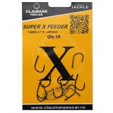 Carlige Feeder Claumar Super X Nr 10 10Buc/Plic