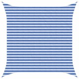 vidaXL P&acirc;nză de umbră Albastru și Alb 3 x 3 m HDPE 42032868