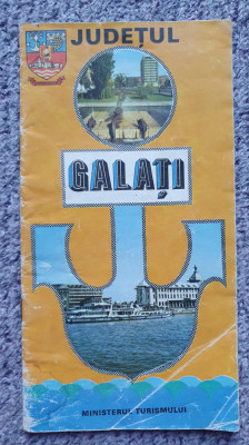 Pliant Judetul Galati anii 80, harta, fotografii, prezentare foto