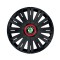 Set 4 capace roti Negre Cu Inel Rosu Active R15 Compatibil Cu Skoda