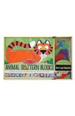 Animal pattern blocks. Set de sabloane foto