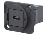 Adaptor USB C soclu din ambele părţi - plastic