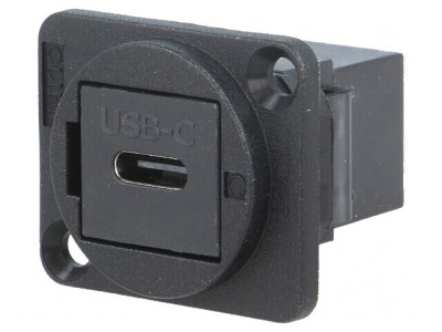 Adaptor USB C soclu din ambele părţi - plastic foto