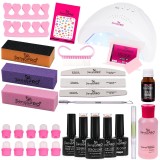 Kit Oja Semipermanenta Profesionala SensoPRO Milano 10ml cu Lampa UV #21 + CADOURI