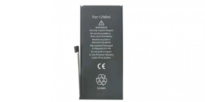 Acumulator pentru Apple Iphone 12 Mini, cu adeziv baterie, 2227 mAh foto