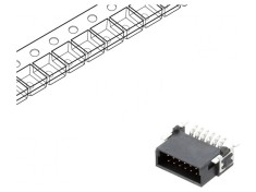 Conector PCB-PCB Tata 12-PIN 1,27mm Termoplast foto