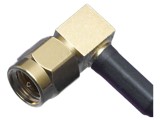 Conector SMA tată &icirc;n unghi dreapta pe cablu, aurit, 50&Omega;, MOLEX