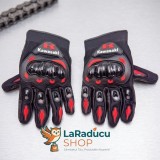 Manusi Moto si Scuter KA-1, Protectii + Anti-Alunecare, Marimea M, Negru cu Rosu