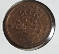 s256 Angola 50 centavos 1954 foto