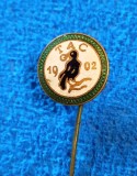 Insigna (de colectie, veche-perioada interbelica) fotbal - CLUB ATLETIC TIMISOARA (Temesv&aacute;ri Football Club)