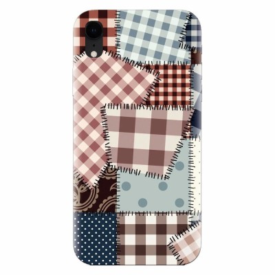 Husa silicon pentru Apple Iphone XR, Patchwork Vector foto