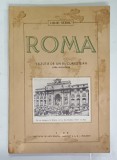DEDICATIA LUI HENRI STAHL PE VOLUMUL SAU &#039; ROMA VAZUTA DE UB BUCURESTEAN , FARA BAEDECKER &#039; , 1939