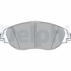 DELPHI LP2250 set placute frana,frana disc