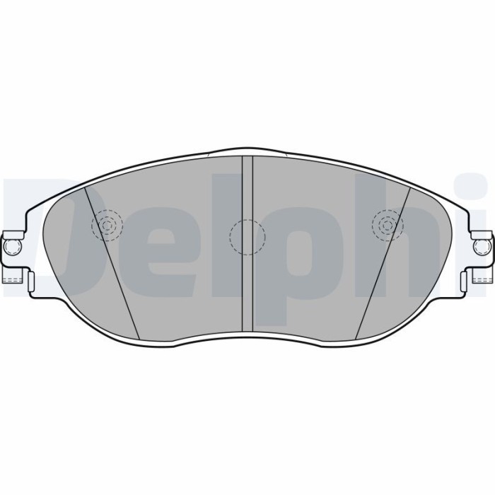 DELPHI LP2250 set placute frana,frana disc