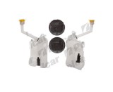 Rezervor spalator parbriz Renault Fluence, 01.2010-01.2013; Scenic (Jz), 05.2009-04.2013, Megane 3, 10.2008-11.2013, cu capac, cu pompa spalator faru, Rapid