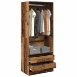 Cumpara ieftin Șifonier, lemn vechi, 80x50x200 cm, lemn prelucrat