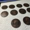 Lot vintage de 15 monede de 1 penny ani diferiti