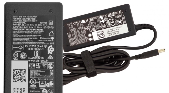 Incarcator laptop, Dell, Vostro 3583, 3590, 5471, 5481, 5490, 5581, 5590, 13 5370, 13 5390, 19.5V, 3.34A, 65W, mufa 4.5x3.0mm