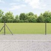Gard Hexagonal vidaXL Gri 0.4x50 m Oțel