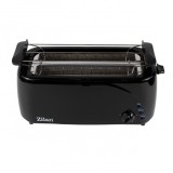 Prajitor paine functie dezghetare long slot 4 felii 1400W negru Zilan ZLN2713