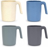 Set de 4 cani Showithgreen, multicolor, plastic, 450 ml