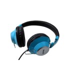 Casti Audio DJ Retro Maxell Albastre, Jack 3.5mm, Cablu 1.3m, Stereo, Pernute Moi