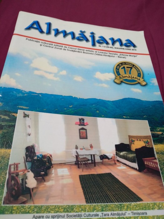 REVISTA ALMAJANA VALEA ALMAJULUI BANAT/LICEUL TEORETIC EFTIMIE MURGU NR.1/2 /2016