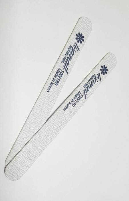 Pilă de unghii Lisanail, Made in korea, 18 cm, 100/180