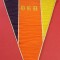 Fanion vechi (ANII`60) - Germania DEB - Augsburg Raliul Auto - dimensiuni mari 36X26 cm