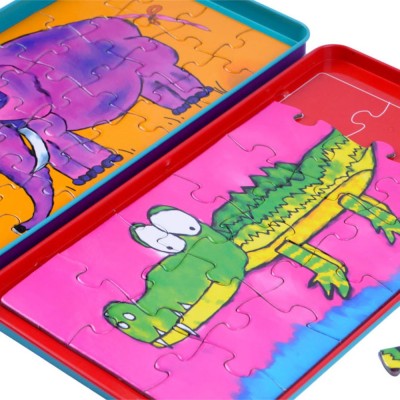 Puzzle cu Animale Magnetice foto