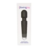 Bagheta Masaj Loving Joy, 20 de Programe Vibratii, 8 Trepte de Viteza, Negru#